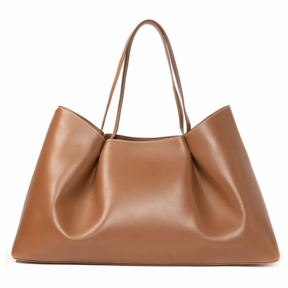Cabas Dimple Cuir | Cognac