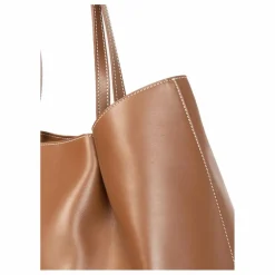 Cabas Dimple Cuir | Cognac