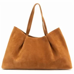Cabas Dimple Suède | Cognac