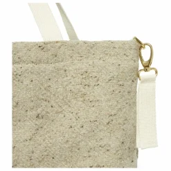 Cabas en laine et lin | Beige chiné