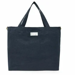 Cabas en lin | Bleu marine