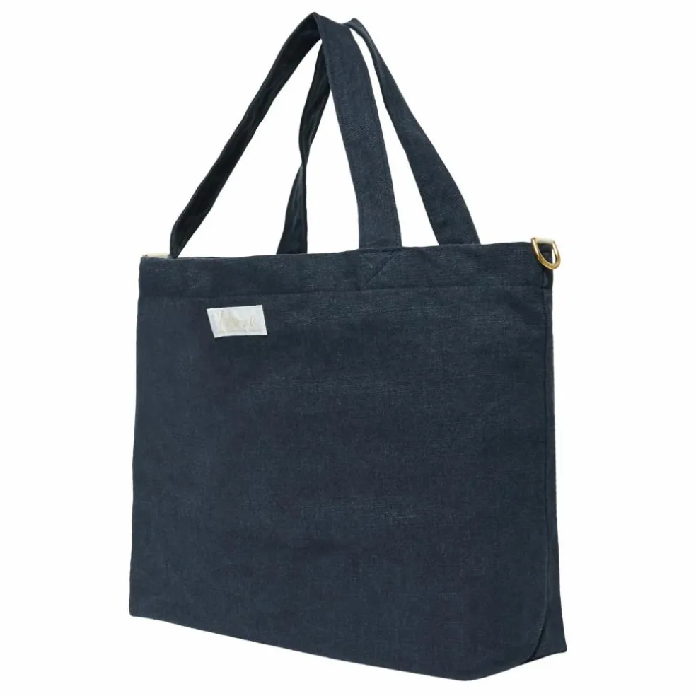 Cabas en lin | Bleu marine