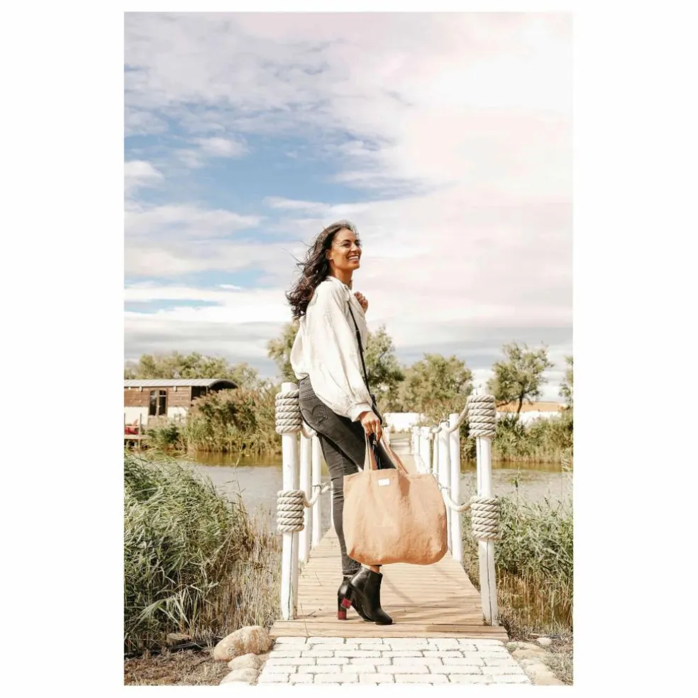 Cabas en lin | Terracotta