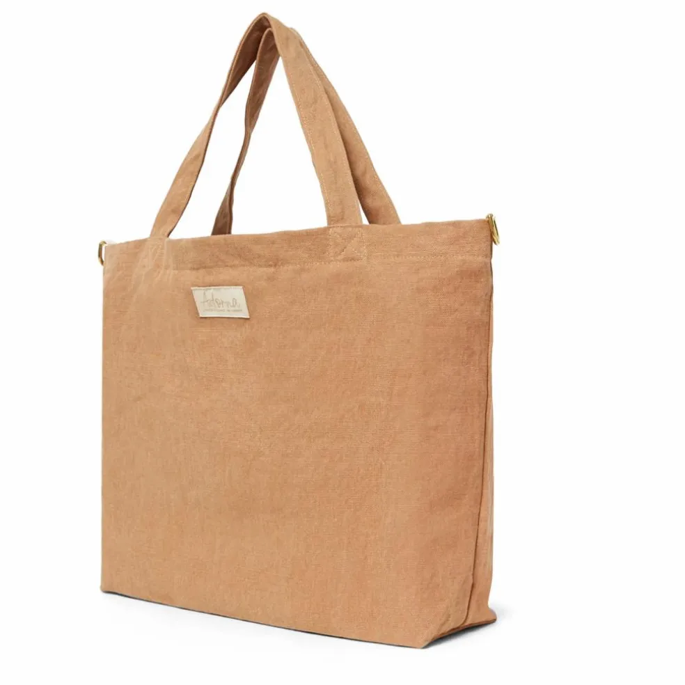Cabas en lin | Terracotta