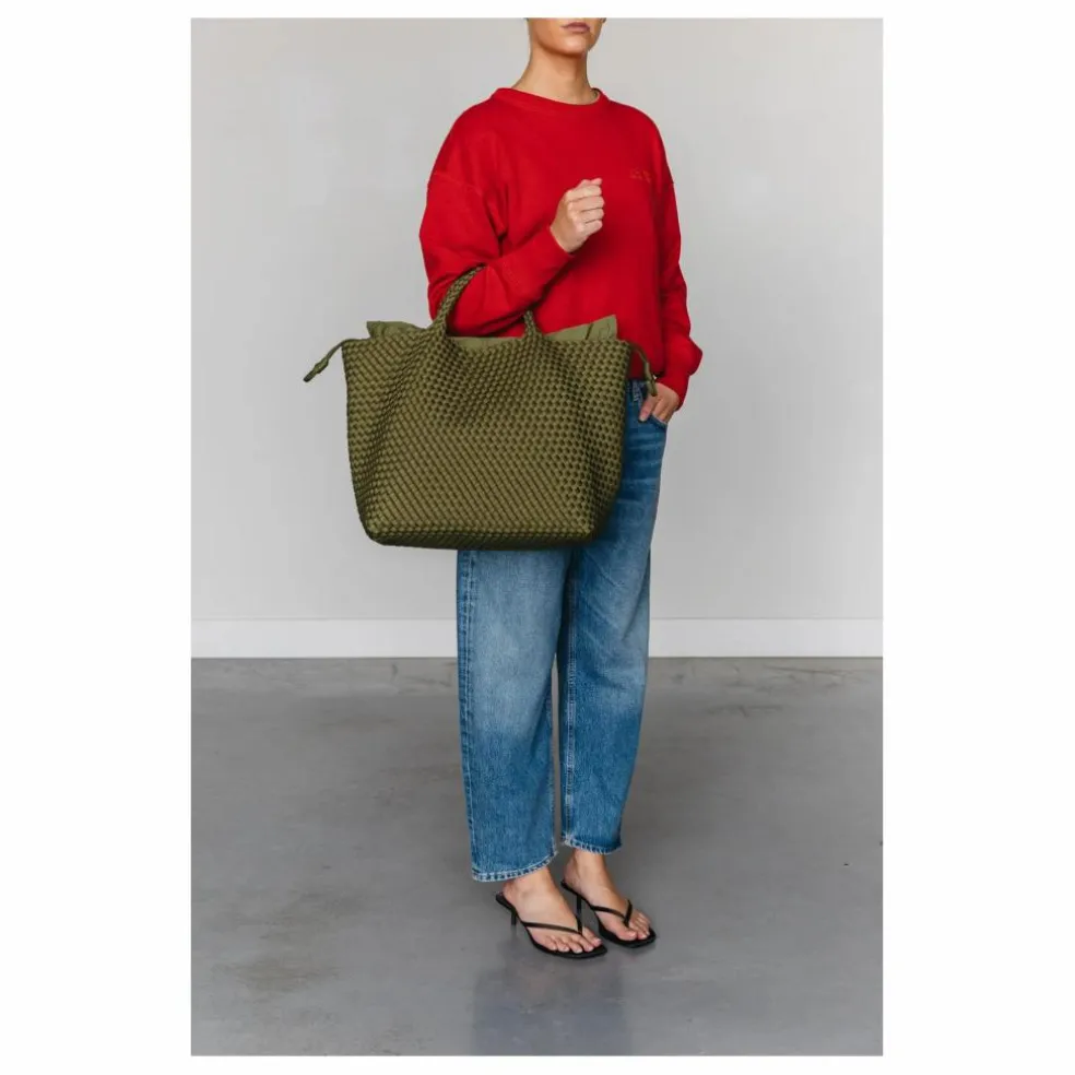 Cabas Large Marrea | Vert kaki