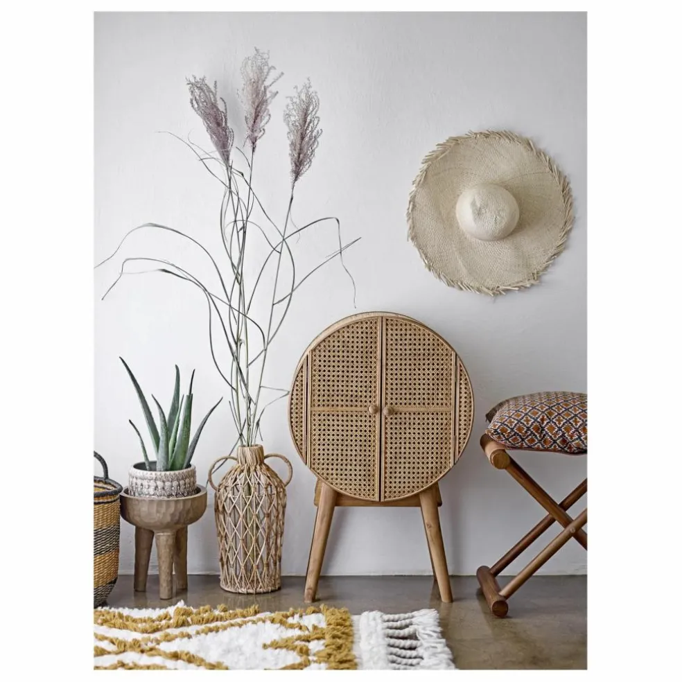Cabinet rond Otto en cannage