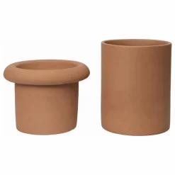 Cache-pot Rollo | Terracotta