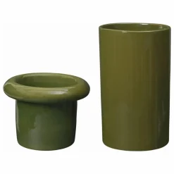Cache-pot Rollo | Vert foncé