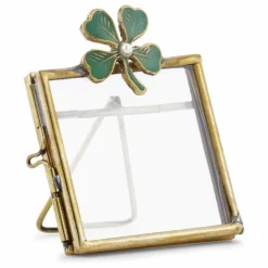 Cadre photo en laiton Lucky Clover | Doré