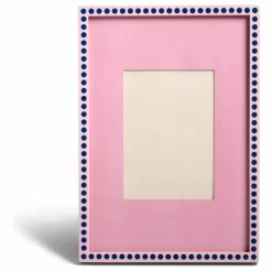 Cadre photo Patch Pois | Rose