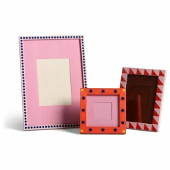 Cadre photo Patch Pois | Rose