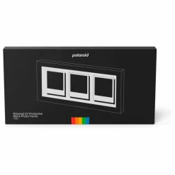 Cadre photo pour trois Polaroid | Noir