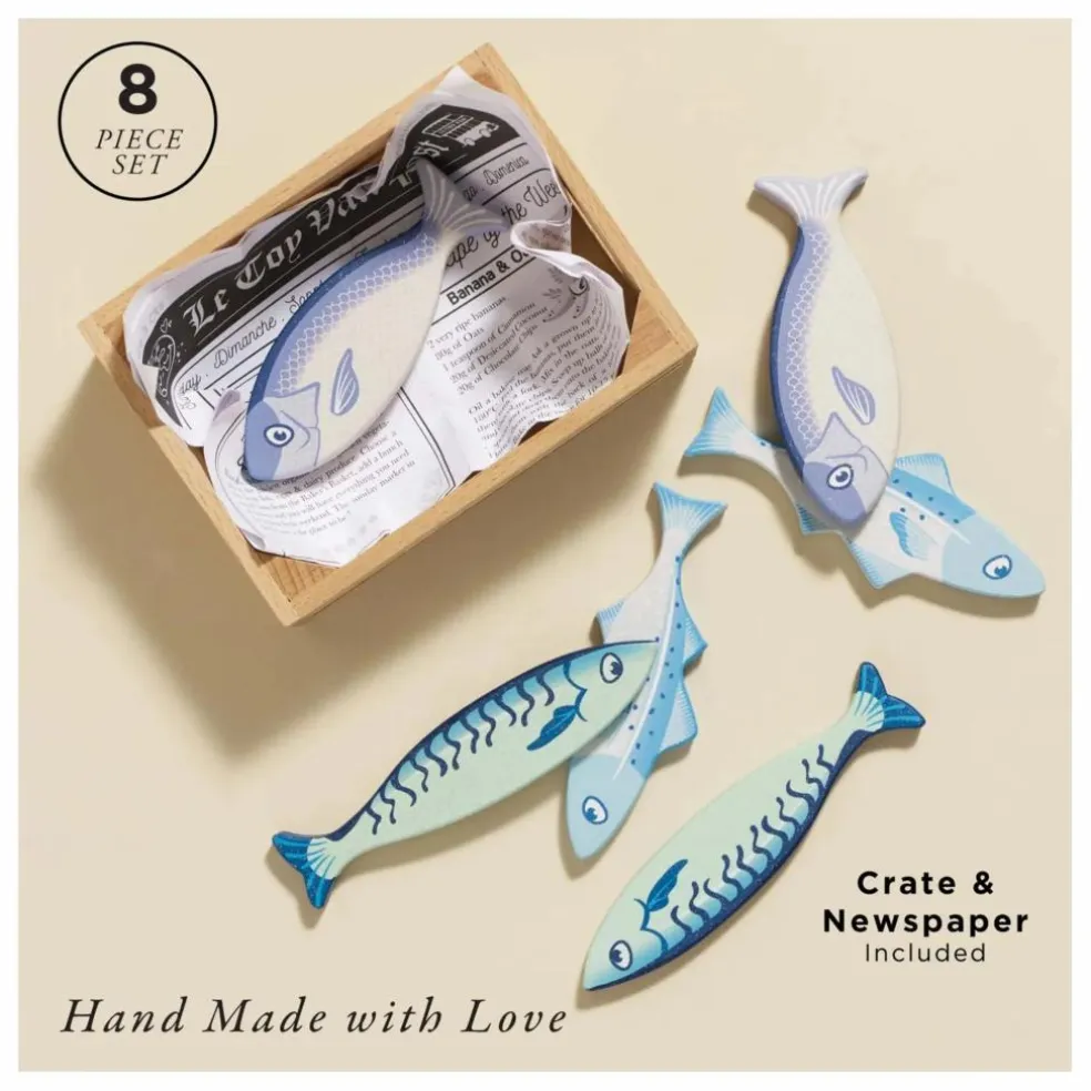 Cagette de poissons du marché