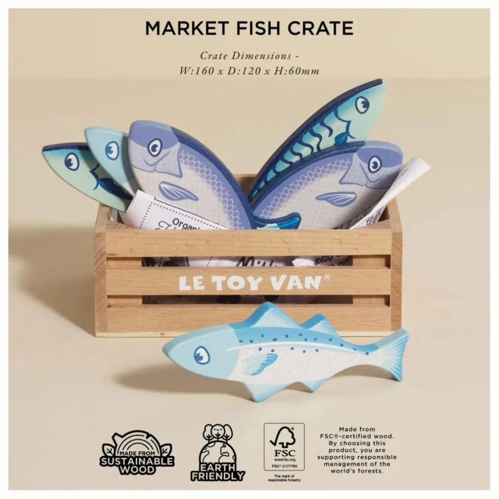 Cagette de poissons du marché