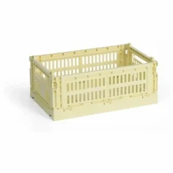 Cagette pliable Crate | Jaune pâle