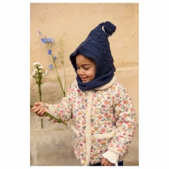 Cagoule Aliouki Laine | Bleu marine
