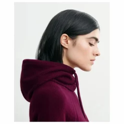 Cagoule Cordons Cachemire | Prune