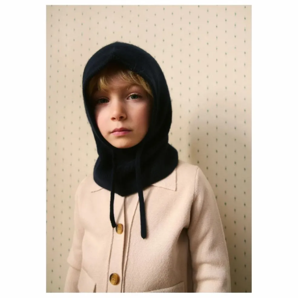 Cagoule Wira Cachemire | Bleu marine