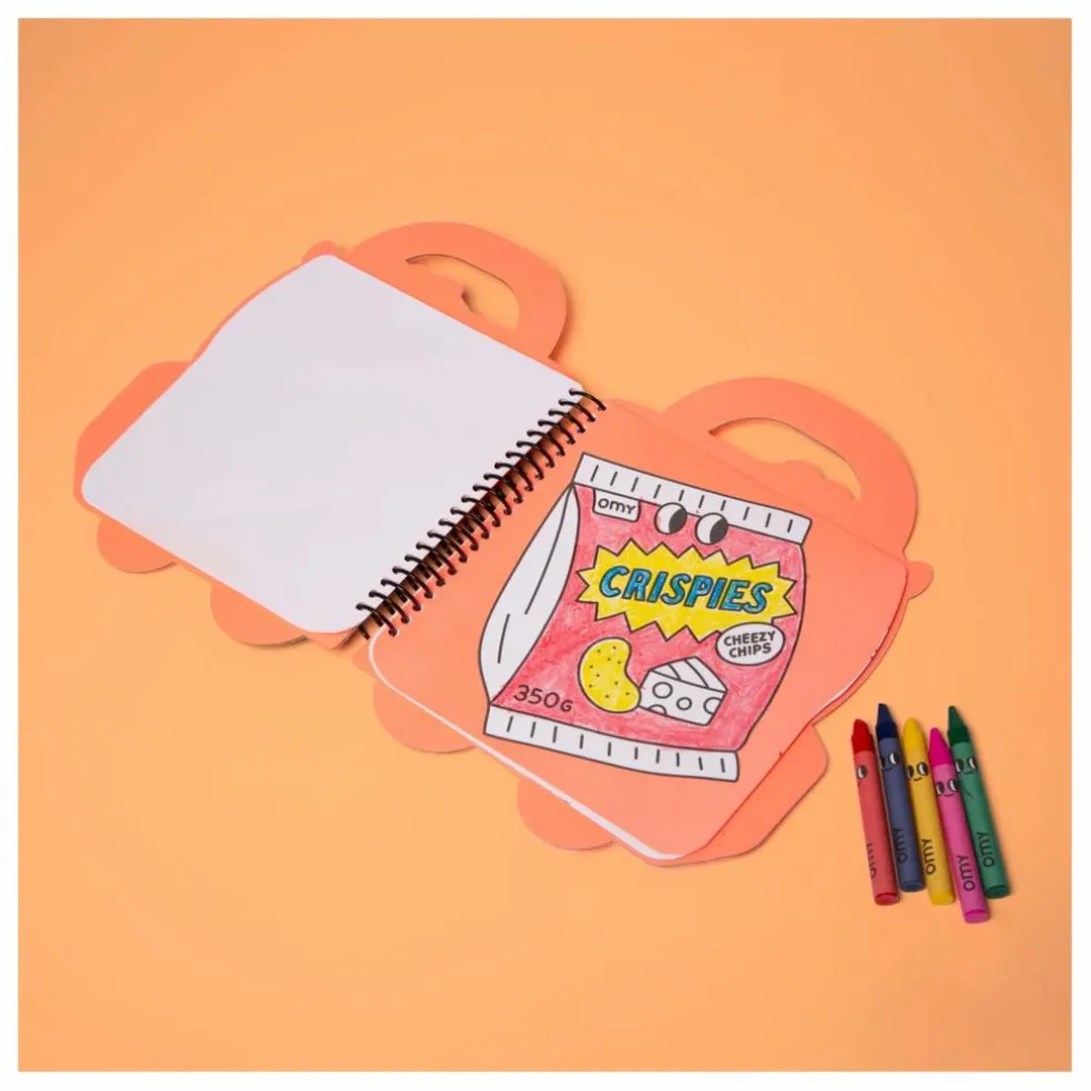 Cahier de coloriage avec stickers Yummy