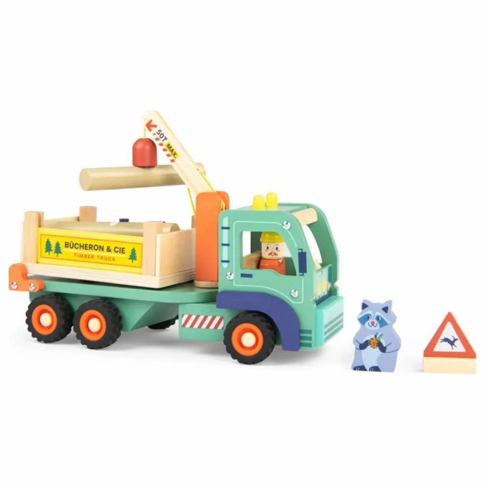 Camion forestier et ses accessoires | Vert