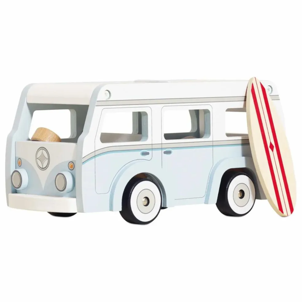 Camping-car en bois | Bleu