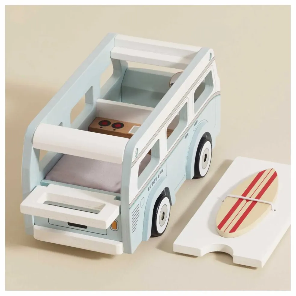 Camping-car en bois | Bleu