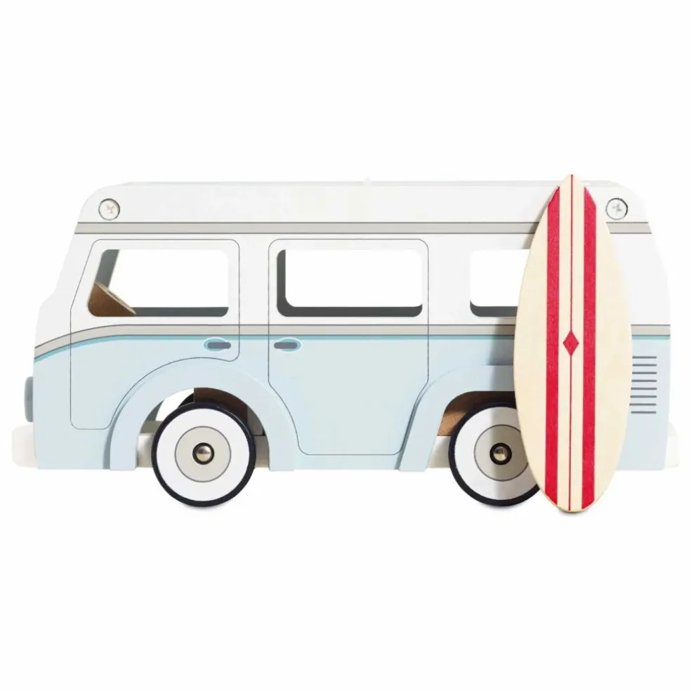 Camping-car en bois | Bleu