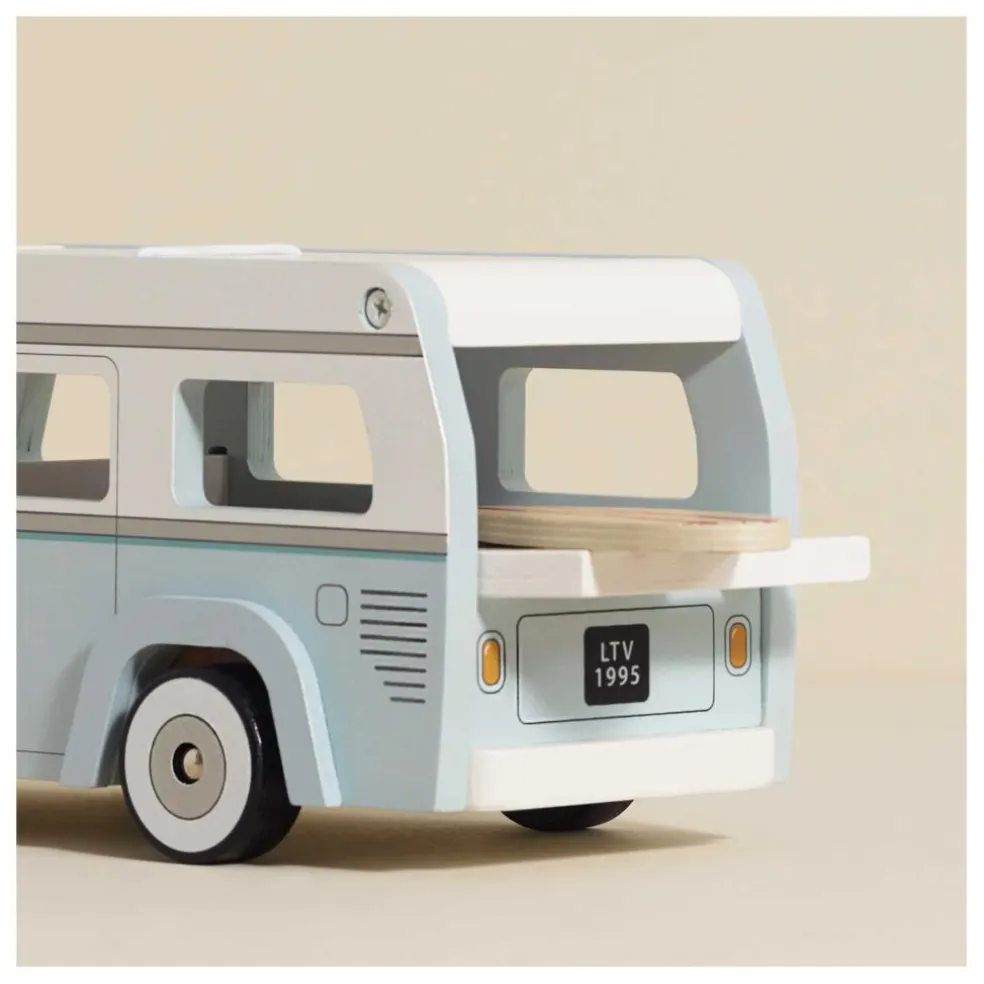 Camping-car en bois | Bleu