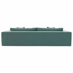 Canapé 3 places Bellechasse light en velours gratté - 240 cm | Cognac