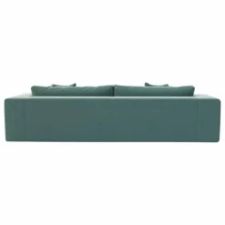 Canapé 4 places Bellechasse en velours brut - 275 cm | Vert mousse
