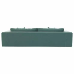 Canapé 3 places Bellechasse en velours brut - 245 cm | Bleu marine