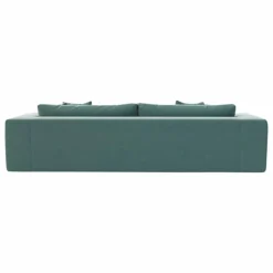 Canapé 4 places Bellechasse light en velours brut - 260 cm | Bleu marine
