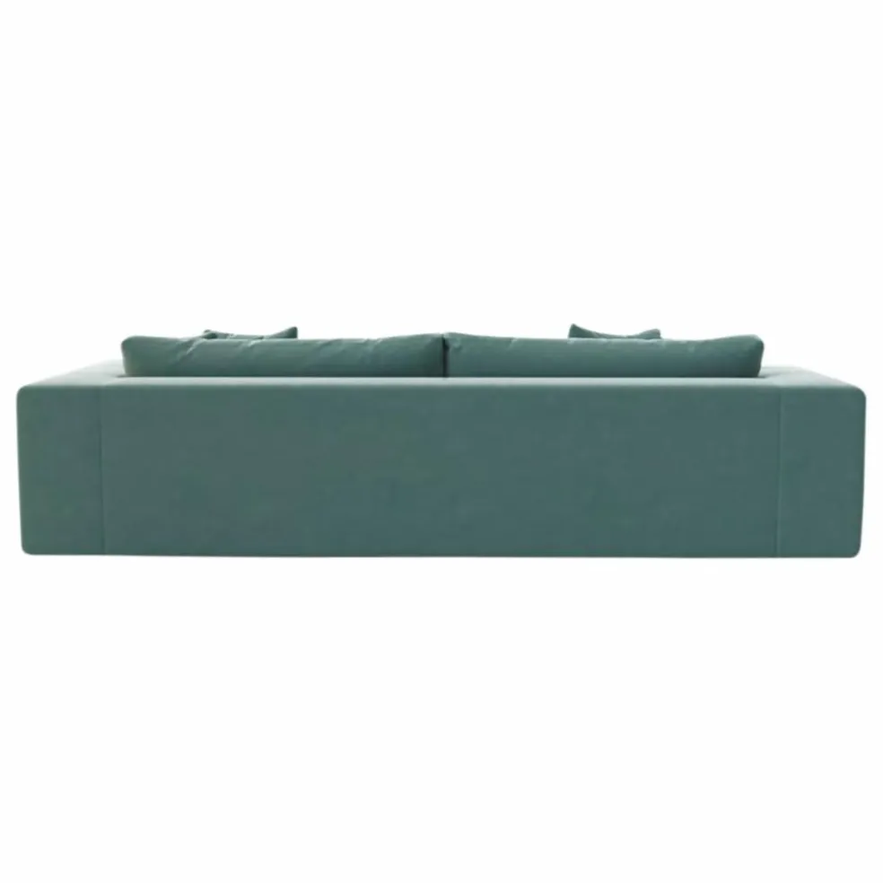 Canapé 4 places Bellechasse en coton et lin - 275 cm | Perle