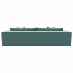 Canapé 3 places Bellechasse en coton et lin - 245 cm | Perle