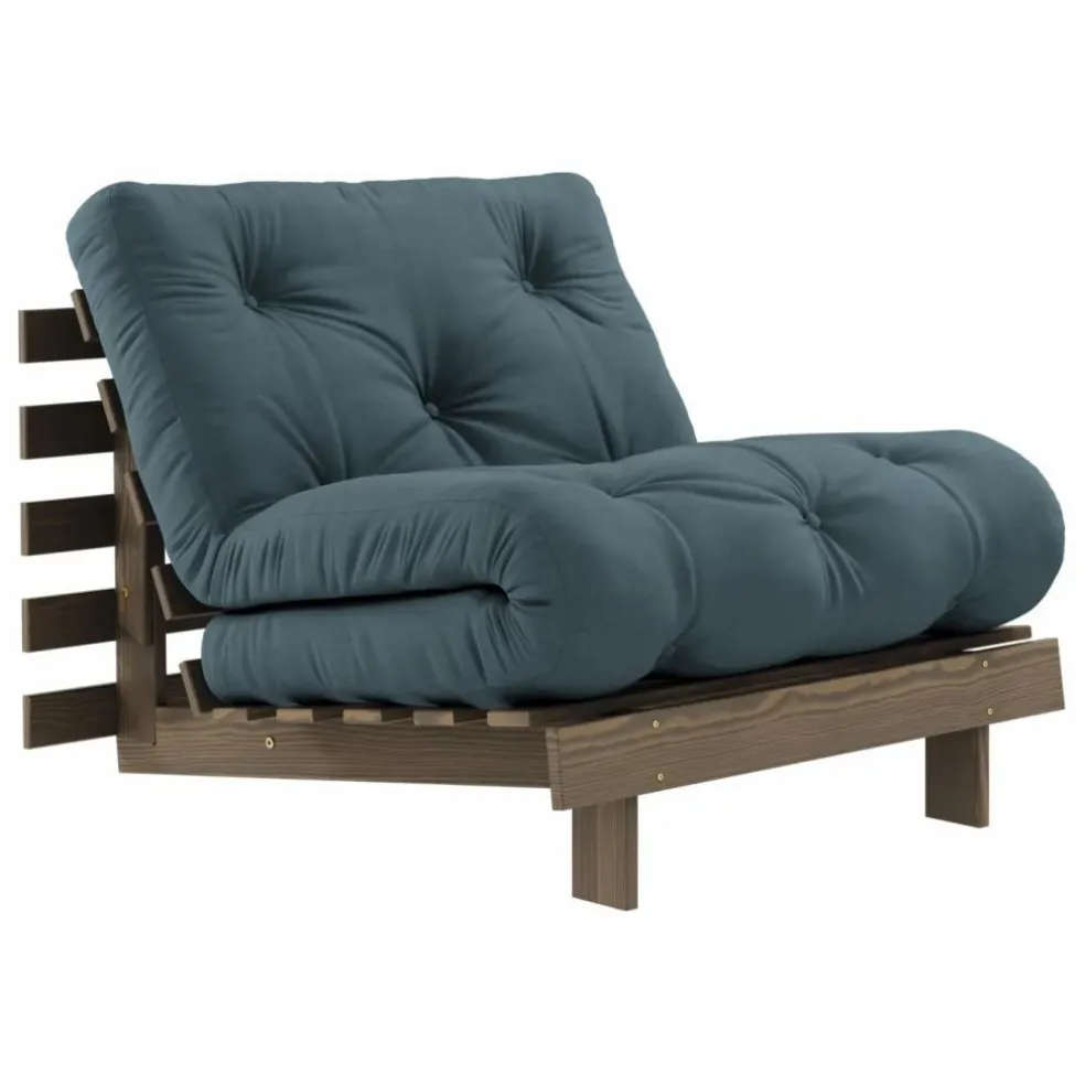 Canapé convertible Roots 90 | Bleu pétrole