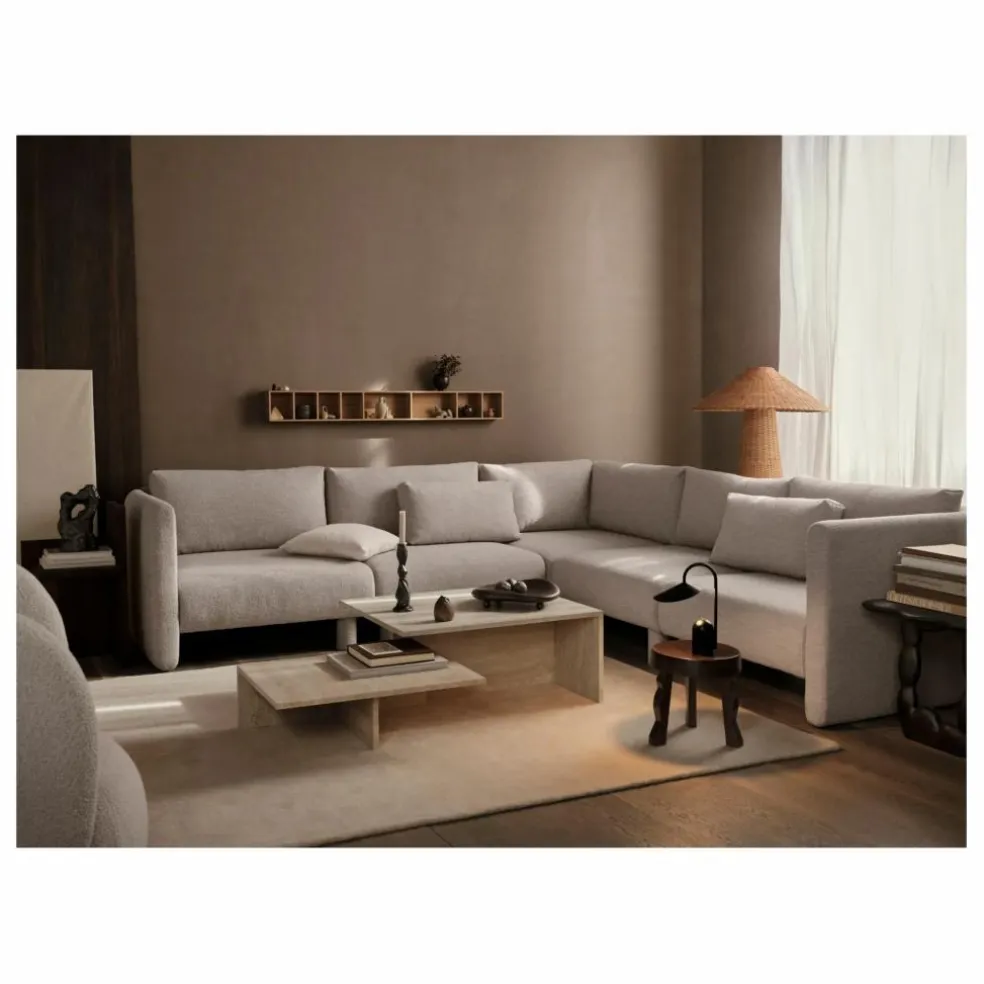 Canapé Dase bouclé module centre | Beige
