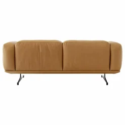 Canapé Inland AV22 en cuir noble | Cognac