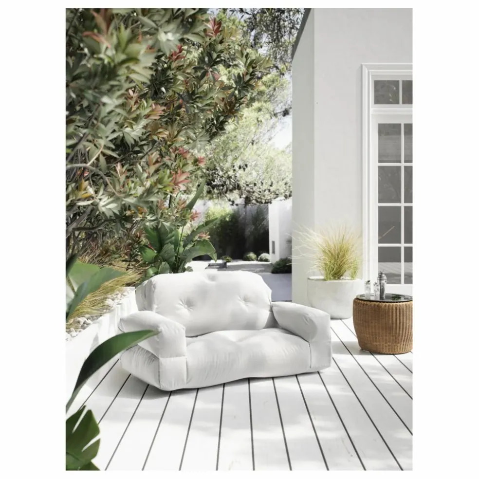 Canapé-pouf outdoor | Blanc