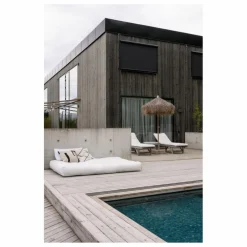 Canapé-pouf outdoor | Blanc
