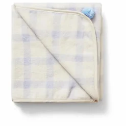 Cape de bain Gingham Sorrel | Bleu ciel