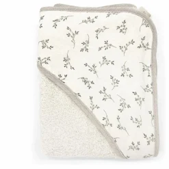 Cape de bain Olive | Ecru