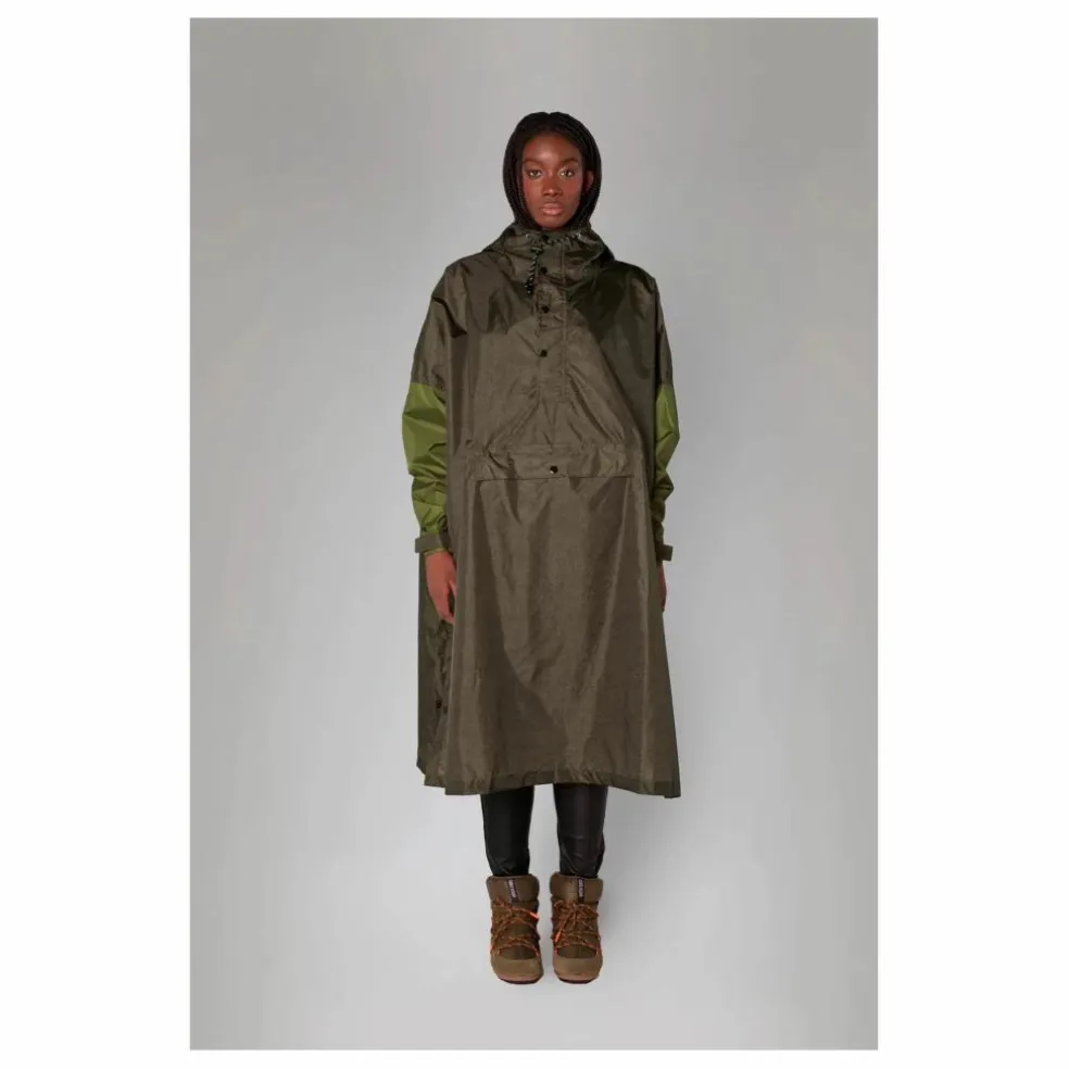Cape Imperméable Herringbone - Collection Femme | Marron