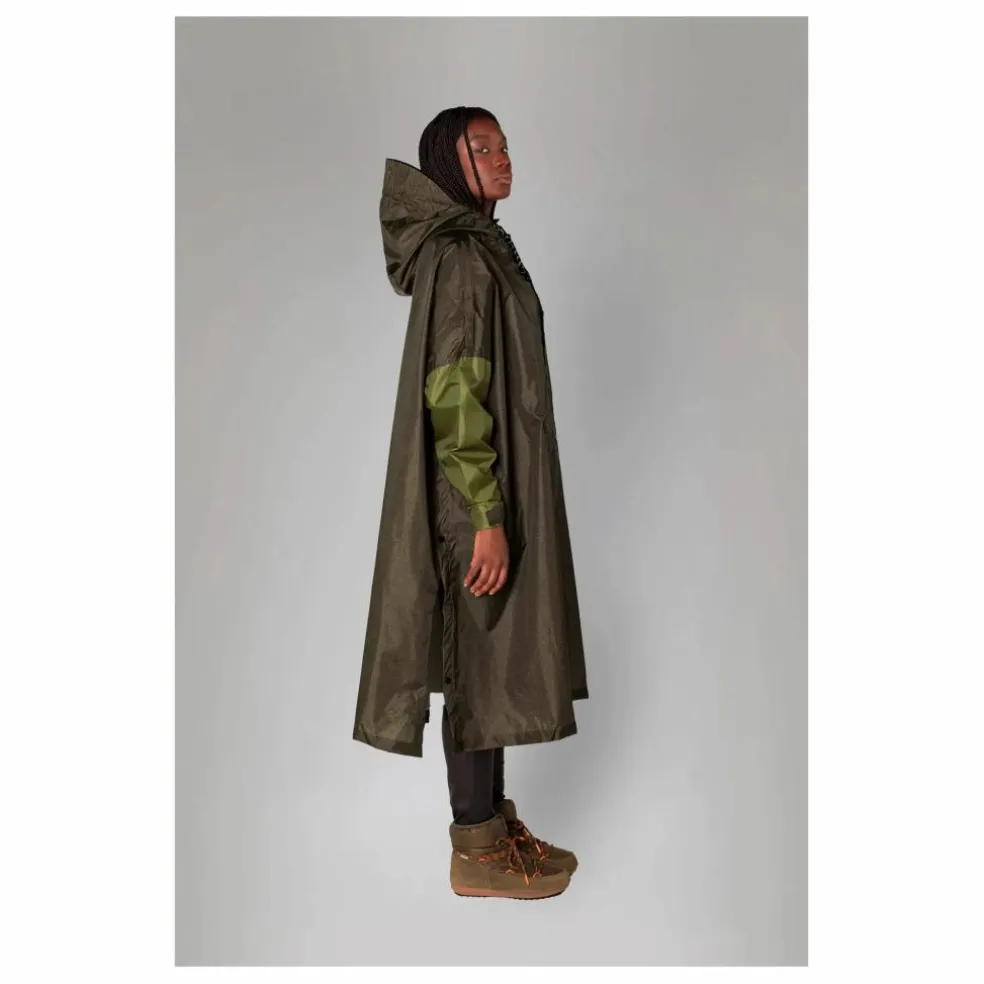 Cape Imperméable Herringbone - Collection Femme | Marron