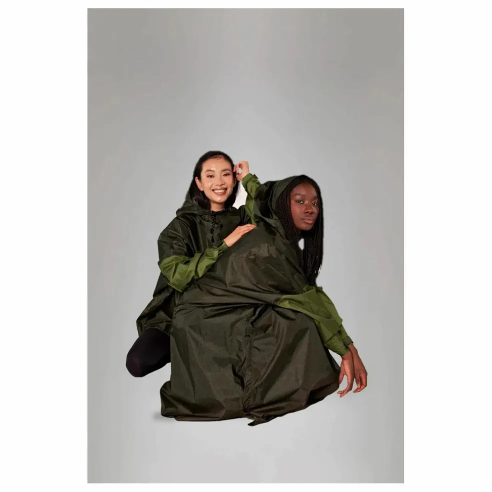 Cape Imperméable Herringbone - Collection Femme | Marron