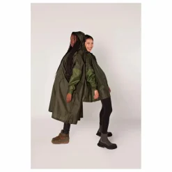 Cape Imperméable Herringbone - Collection Femme | Marron