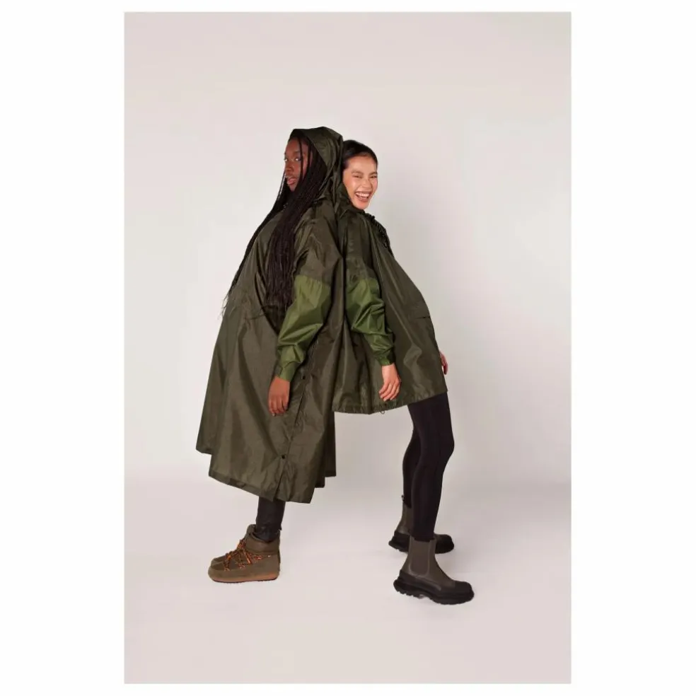 Cape Imperméable Herringbone - Collection Femme | Marron