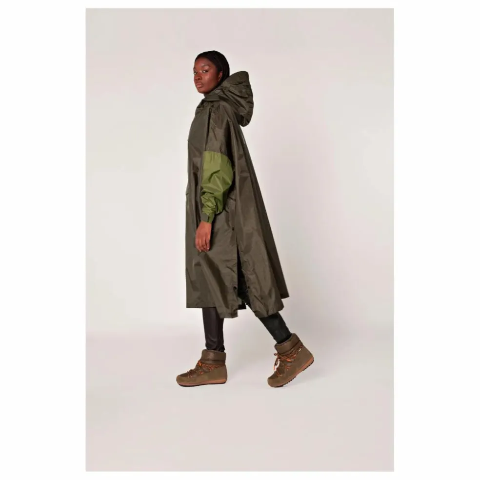 Cape Imperméable Herringbone - Collection Femme | Marron