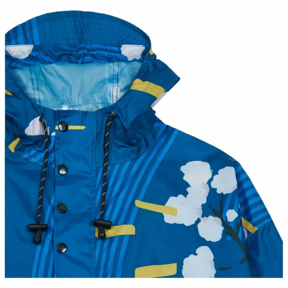 Cape Imperméable Japanese Blossom - Collection Enfant | Bleu