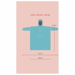 Cape Imperméable Japanese Blossom - Collection Enfant | Bleu