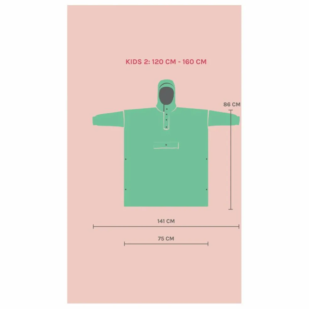 Cape Imperméable Japanese Blossom - Collection Enfant | Bleu